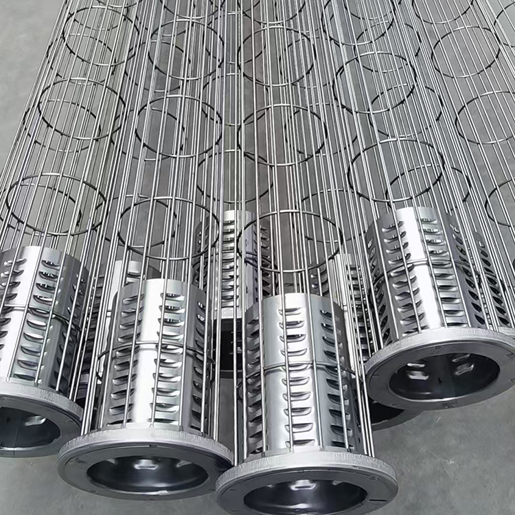 Filter Cages Filter cages are essential support components inside baghouse and industrial dust collection systems, designed to maintain the shape of filter bags and prevent them from collapsing under negative pressure and airflow resistance