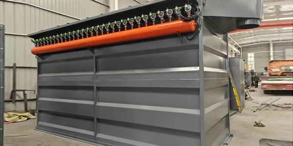 Where is the malfunction that causes the baghouse dust collector to fail to generate suction?